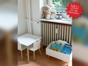 Wartebereich für Babys und Kleinkinder in der Praxis für Kinder- und Jugendmedizin